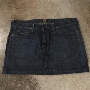 7 denim skirt